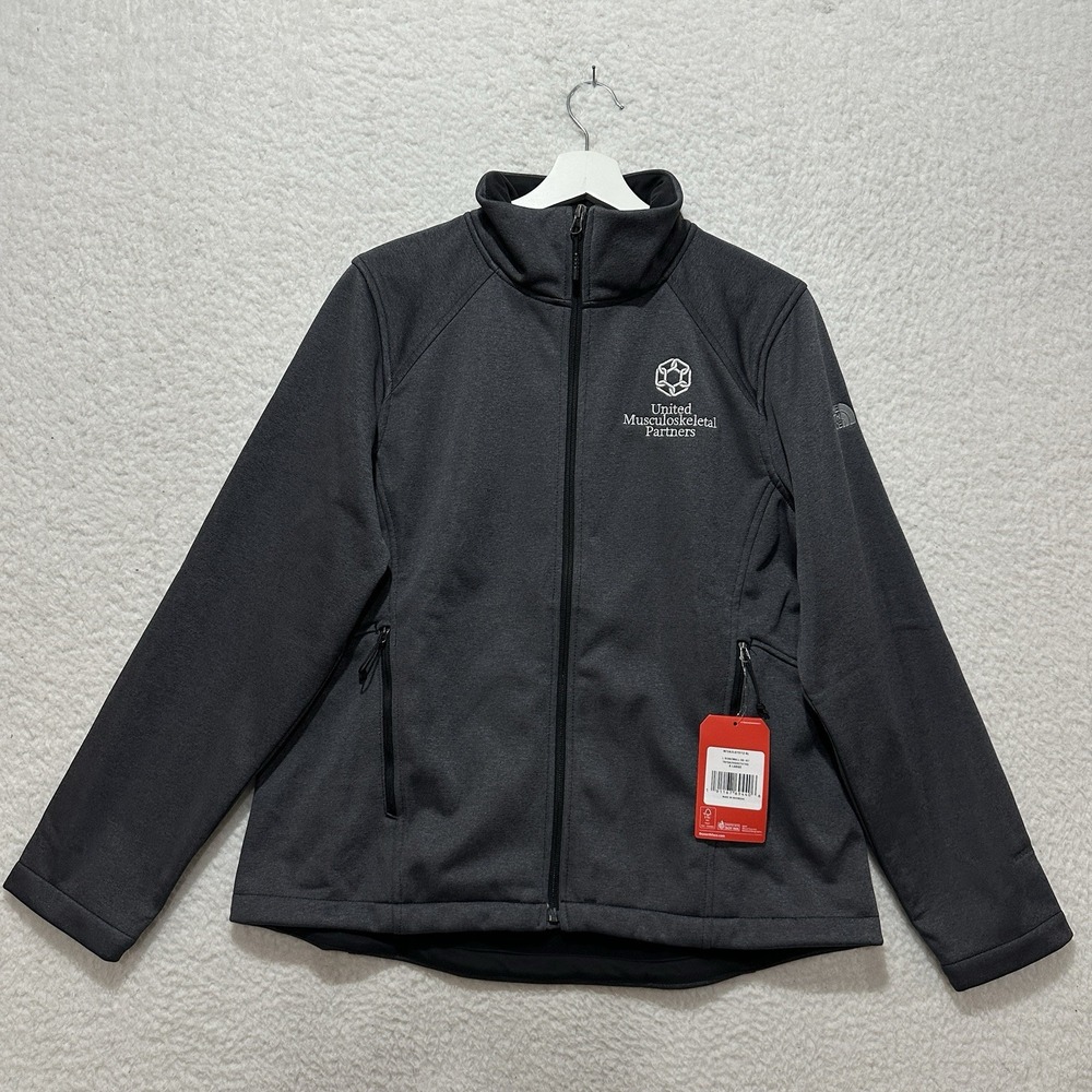 The North Face Jacket Windwall Ridgewall Full Zip Embroidered Logo Company Sz XL